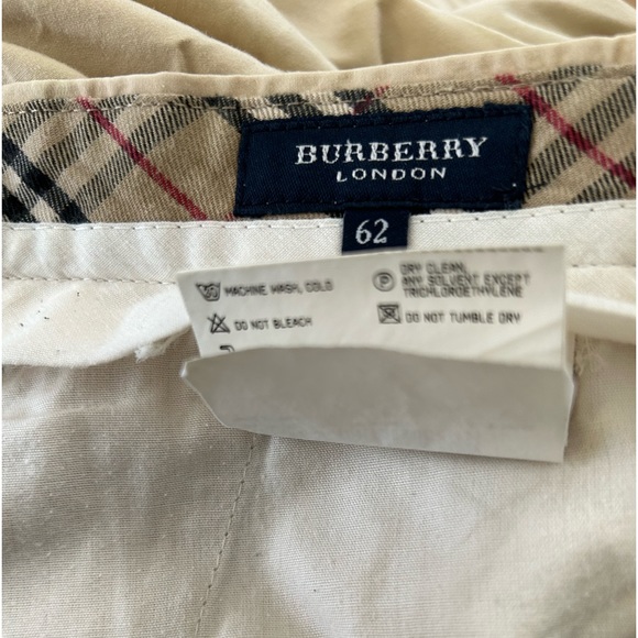 EUC BURBERRY COTTEN TROUSER SZ 4X -62 - Picture 9 of 13